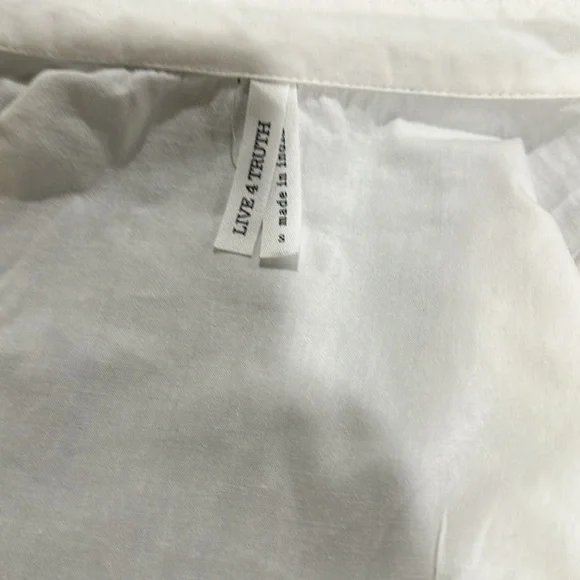 Live 4truth Elegant White Button-Down Dress - Picture 5 of 9